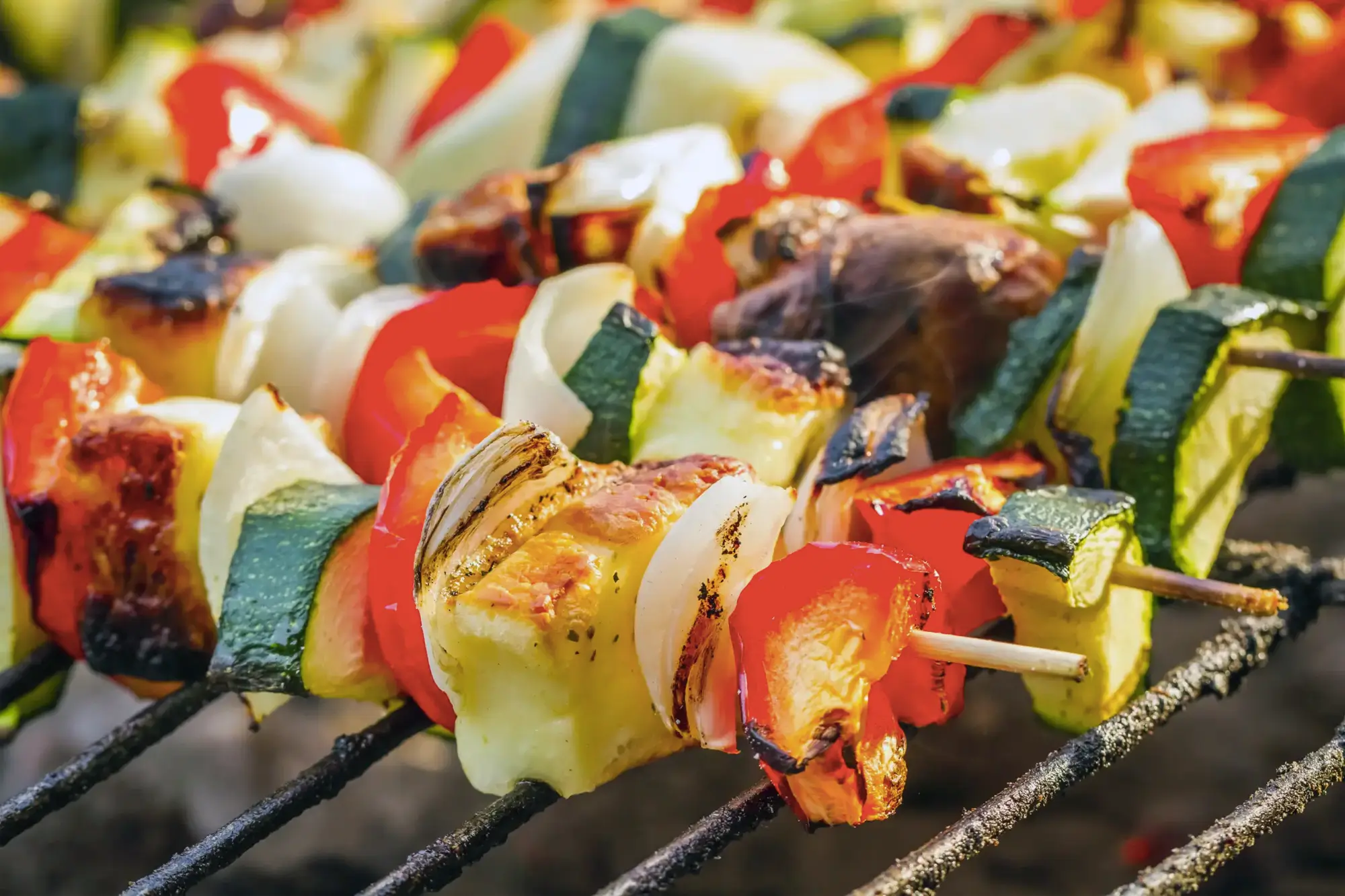 Churrasco sem carne vermelha