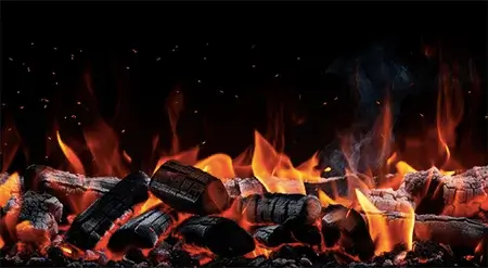 Seja cuidadoso com a churrasqueira a carvão