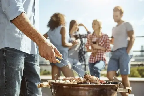 Churrasco para 20 pessoas.